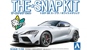 The Snap Kit Toyota GB Supra / White Metallic 1:32 - Aoshima