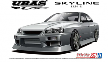 URAS ER34 Skyline 25GT-t '01 1:24 - Aoshima