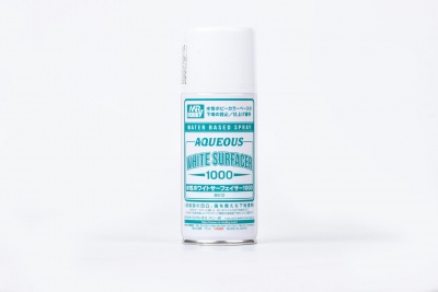 Aqueous White Surfacer 1000 Spray - stříkací tmel bílý 170ml - Gunze