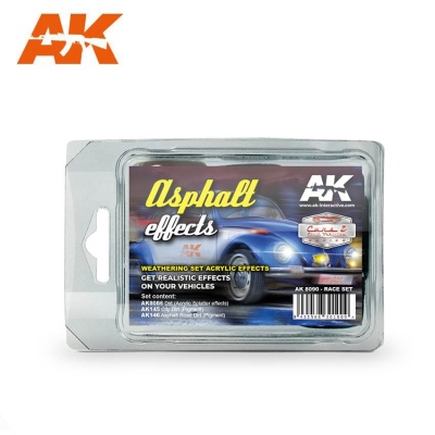 ASPHALT EFFECTS (RACE SET) - AK-Interactive