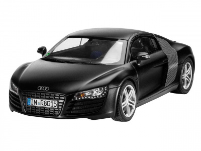 Audi R8 black (1:24) Plastic Model Kit 07057 - Revell