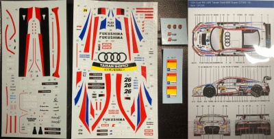 Audi R8 LMS Taisan Sard *26 Super GT300 ´16 for NuNu 1:24 - Decalpool