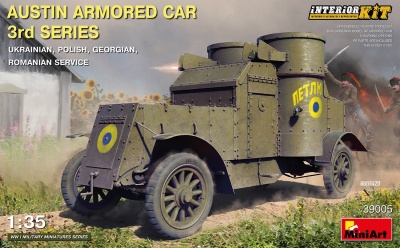 Austin Armored Car 3rd Series: Ukrainian, Polish,  Georgian, Romanian Service. Interior Kit 1/35 – MiniArt