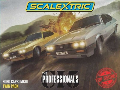 Autíčko Film & TV SCALEXTRIC C4642 - The Professionals Capri Twin Pack (1:32) - Scalextric