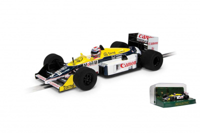 Autíčko Single Seater SCALEXTRIC C4309 - Williams FW11 - Nelson Piquet 1987 World Champion (1:32)
