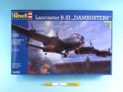 Avro Lancaster "DAMBUSTERS" (1:72) Plastic Model Kit 04295 - Revell