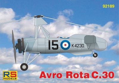 Avro Rota/Cierva C.30 4. decal v. for RAF, Sweden, Switzherland Spain 1/72 - RS Models