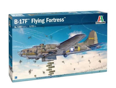 B-17F Flying Fortress (1:72) Model Kit letadlo 1487 - Italeri