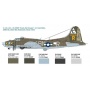 B-17F Flying Fortress (1:72) Model Kit letadlo 1487 - Italeri