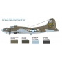 B-17F Flying Fortress (1:72) Model Kit letadlo 1487 - Italeri