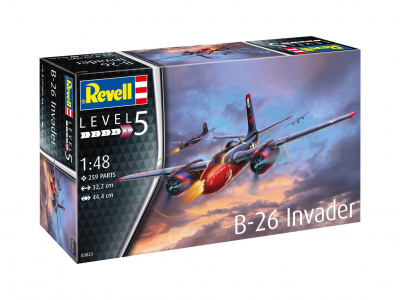 B-26C Invader (1:48) Plastic Model Kit letadlo 03823 - Revell