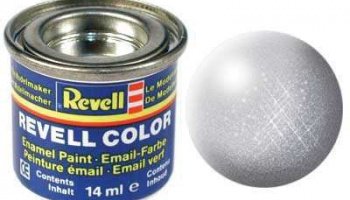 Barva Revell emailová - 90 metalická stříbrná (silver metallic) – Revell