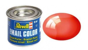 Barva Revell emailová - 32731: transparentní červená (red clear)