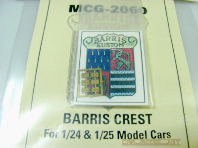 Barris Crest (Photo Etched) - Model Car Garage