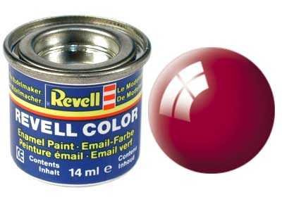 Barva Revell emailová 34 (32134) - lesklá Ferrari červená (Ferrari red gloss)
