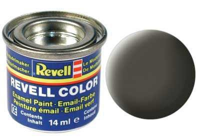 Barva Revell emailová 67 (32167) matná zelenavě šedá (greenish grey mat)
