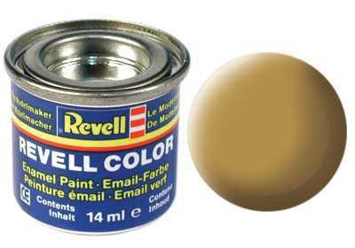 Barva Revell emailová - matná pískově žlutá (sandy yellow mat) – Revell