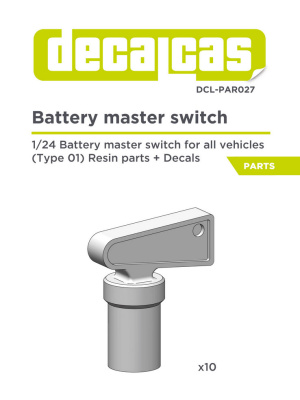 Battery master switch 1/24 - Decalcas