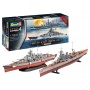 Battle Set HMS HOOD vs. BISMARCK - 80th Anniversary (1:700) Plastic ModelKit lodě Limited Edition 05174 - Revell