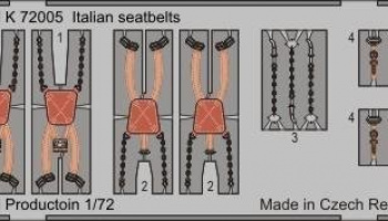1/72 Italian seatbelts