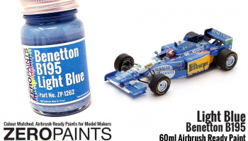 Benneton B187 - B198 Light Blue Paint - Zero Paints