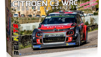 Citroen C3 WRC Tour de Corse 2018 S.Loeb 1/24 - Belkits