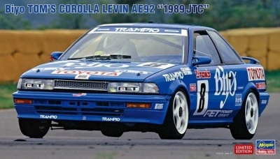 Biyo Tom's Corolla Levin AE92 1989 JTC 1/24 - Hasegawa