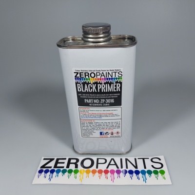 Black Primer/Micro Filler 250ml - Zero Paints