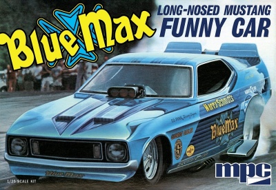 Blue Max Long-Nosed Mustang Funny Car 1/25 - MPC