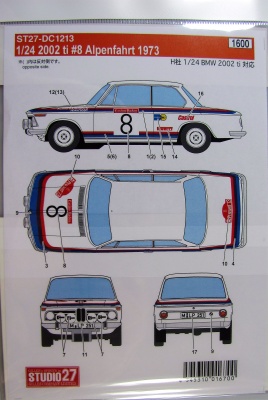 BMW 2002 ti #8 Alpenfahrt 1973 - Studio27