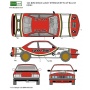 BMW 635CSi Lucky Strike ETCC 83 Brno - Decalpool
