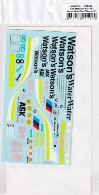 BMW E30 M3 1990 Macau Gear Race "Watson's" 1/24 - MSM Creation