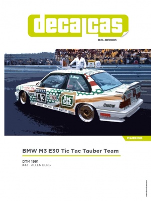 BMW M3 E30 Tic Tac Tauber Team - Decalcas