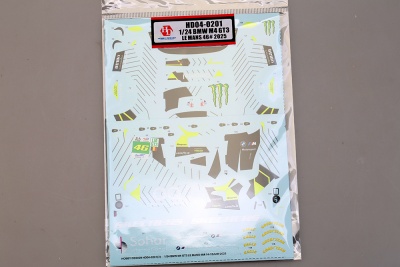 BMW M4 GT3 LE MANS 46# 2025 Decals 1/24 - Hobby Design