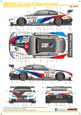 BMW M6 GT3 Team Schnitzer - SKDecals