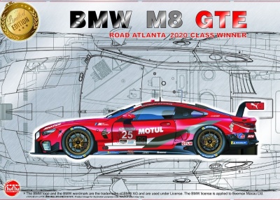 BMW M8 GTE 2020 Road Atlanta 6 Hours Winner 1:24 - NuNu Model Kit