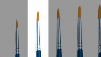 Brush Synthetic Round - SINGLE PACK - kulatý syntetický štětec (velikost 0)