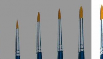 Brush Synthetic Round - SINGLE PACK - kulatý syntetický štětec (velikost 3) - Italeri