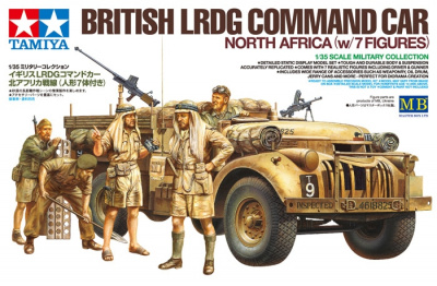 British LRDG Command Car North Africa (w/7 figures) 1/35 - Tamiya
