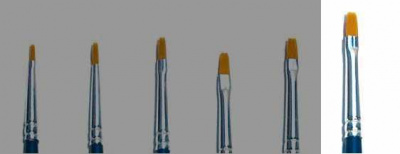 Brush Synthetic Flat - SINGLE PACK 52226 - plochý syntetický štětec (velikost 3) - Italeri