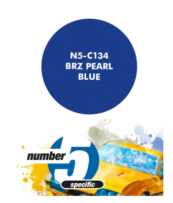 BRZ Pearl Blue  Paint for Airbrush 30 ml - Number 5