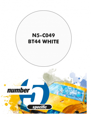 BT44 White  Paint for Airbrush 30 ml - Number 5