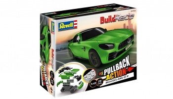 Build 'n Race auto 23153 - Mercedes-AMG GT R (zelený) (1:43) - Revell