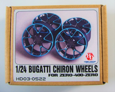 Bugatti Chiron Wheels For Zero-400-Zero 1/24 - Hobby Design