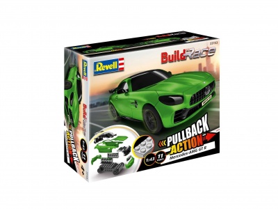 Build 'n Race auto 23153 - Mercedes-AMG GT R (zelený) (1:43) - Revell