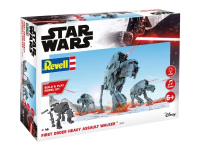 Build & Play SW 06772 - First Order Heavy Assault Walker (světelné a zvukové efekty) (1:164) - Revell