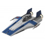 Build & Play SW 06773 - Resistance A-wing Fighter, blue (světelné a zvukové efekty) (1:44) – kopie