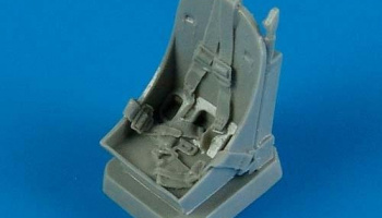 1/48 P-39 Airacobra seat with seatbelts