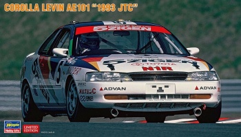 SLEVA 180,-Kč 25% DISCOUNT - Corolla Levin AE101 "1993 JTC" 1/24 - Hasegawa