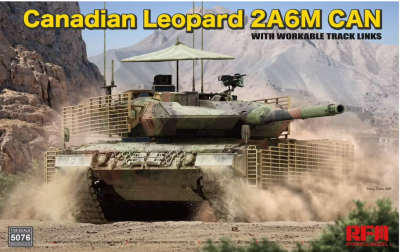 Canadian Leopard 2A6M CAN with workable track links 1:35 - RFM